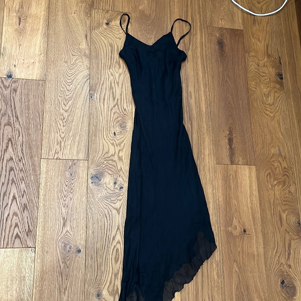 Just Cavalli black asymmetrical dress